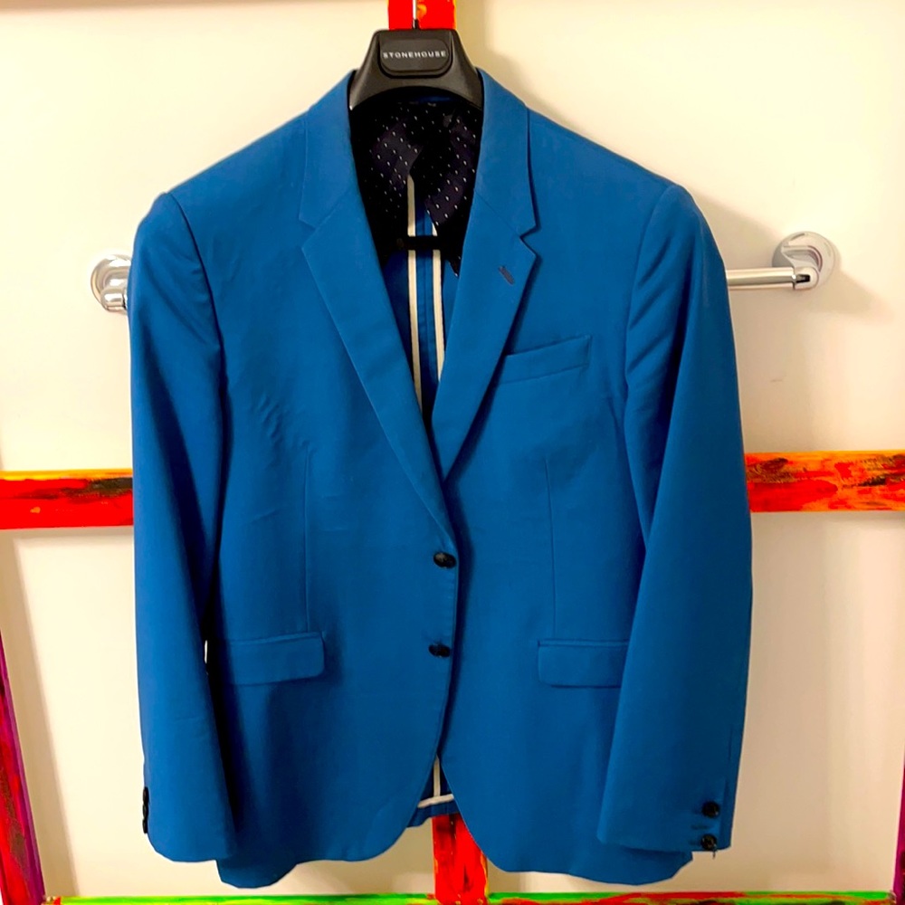 Paul Smith London Phthalo Turquoise Blazer size 40